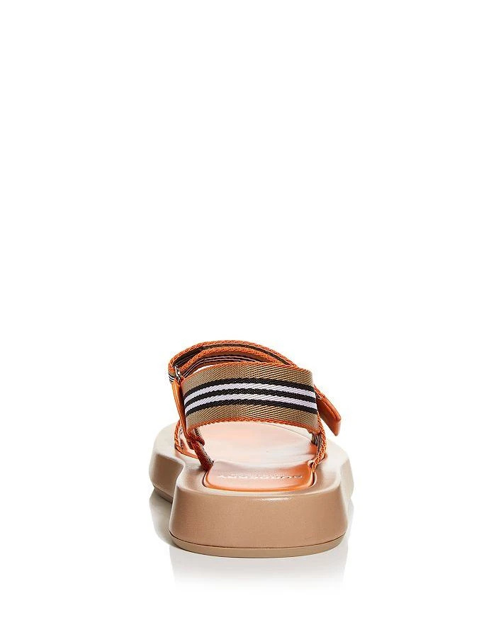 商品Burberry|Women's Eve Icon Stripe Slingback Sandals,价格¥5161,第4张图片详细描述