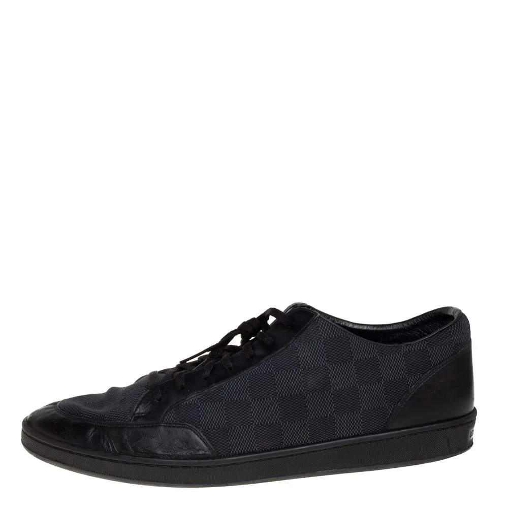 商品[二手商品] Louis Vuitton|Louis Vuitton Damier Graphite Nylon and Leather Offshore Sneakers Size 44,价格¥3697,第2张图片详细描述