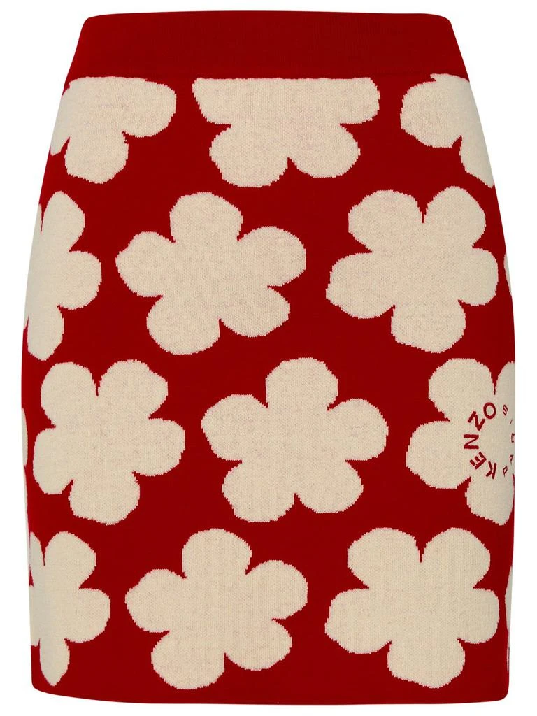 商品Kenzo|Kenzo Hana Dots Jacquard Mini Skirt,价格¥1383,第1张图片