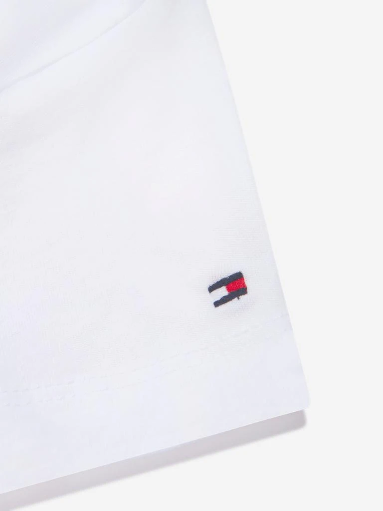 商品Tommy Hilfiger|Tommy Hilfiger Girls Logo Flag T-Shirt in White,价格¥170,第4张图片详细描述