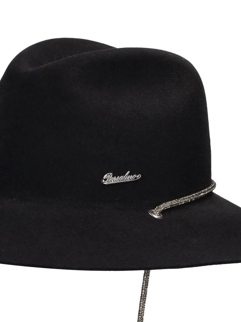 商品BORSALINO|Jo Embellished Felt Hat,价格¥4129,第3张图片详细描述