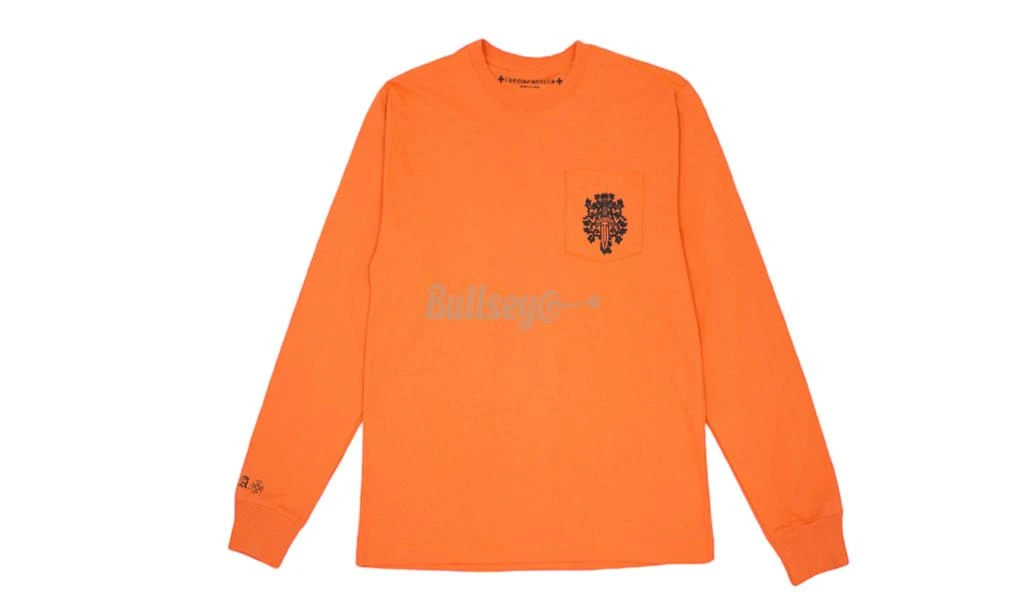 商品Chrome Hearts|Chrome Hearts Dagger Orange Longsleeve,价格¥4345,第2张图片详细描述