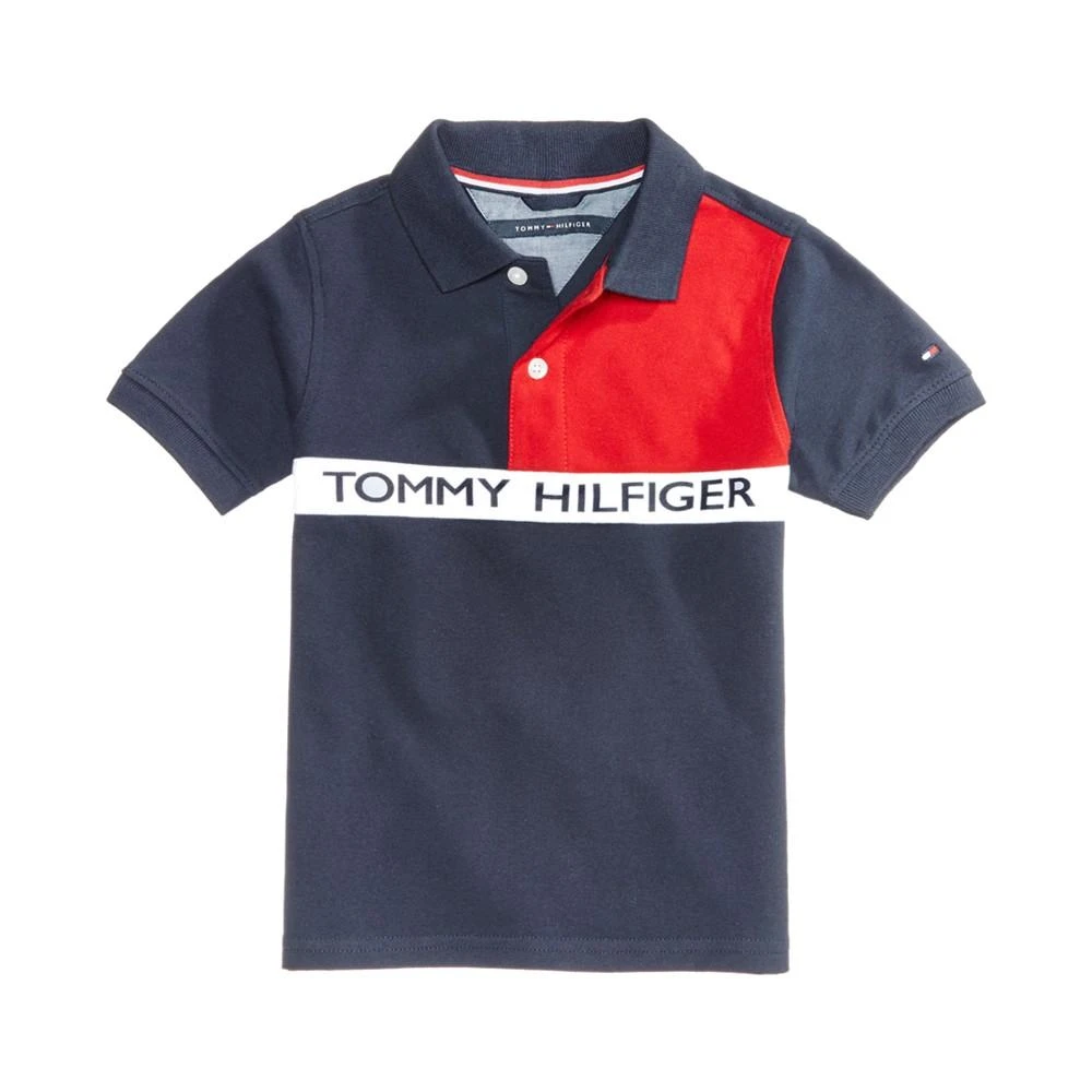 商品Tommy Hilfiger|Colorblocked 大男童POLO衫,价格¥312,第2张图片详细描述