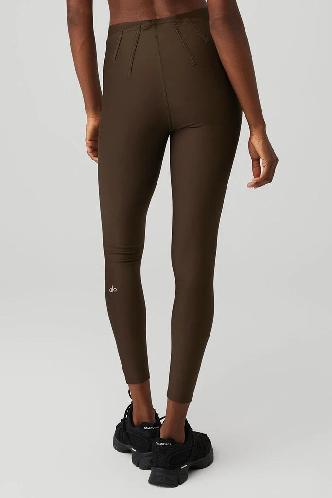 商品Alo|Airlift High-Waist 7/8 Corset Legging - Espresso,价格¥775,第2张图片详细描述