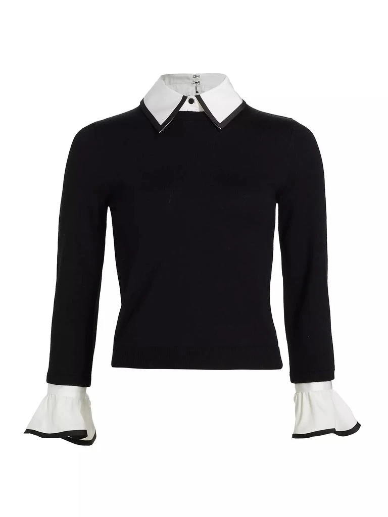 商品Alice + Olivia|Justina Combination Wool Sweater,价格¥3282,第1张图片