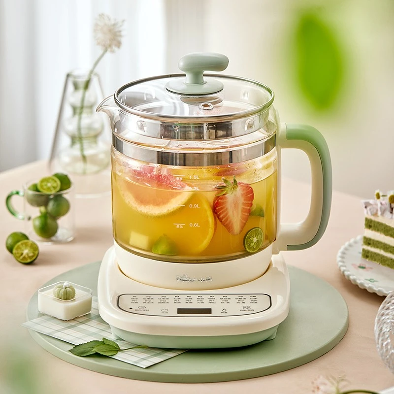 商品[国内直发] Bear|小熊（Bear） 养生壶煮茶壶电热水壶1.5L多功能恒温水壶 YSH-D15T3,价格¥211,第1张图片