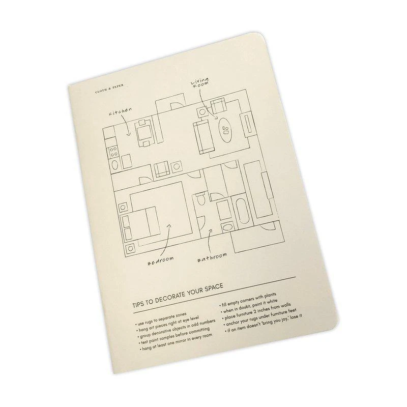 商品Cloth & Paper|Home Refresh + Renovation Notebook,价格¥76,第1张图片
