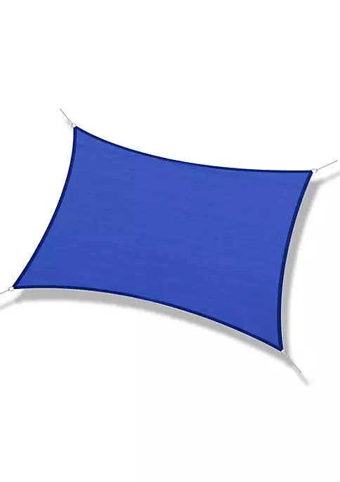 商品Outsunny|20 X 16 Rectangle Sun Sail Shade Canopy Shade Sail Cloth For Outdoor Patio Deck Yard  Blue,价格¥733,第2张图片详细描述