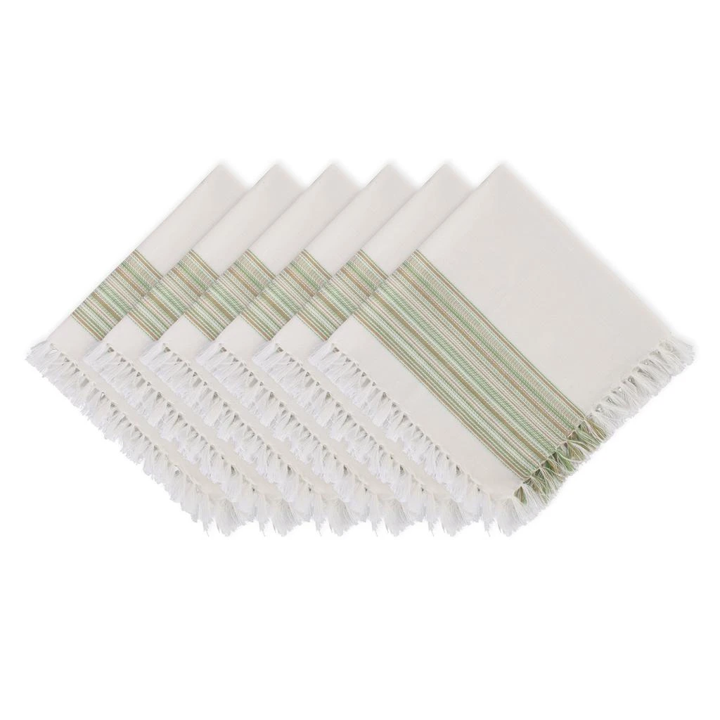 DII Fringed Stripe Napkin (Set of 6) 商品