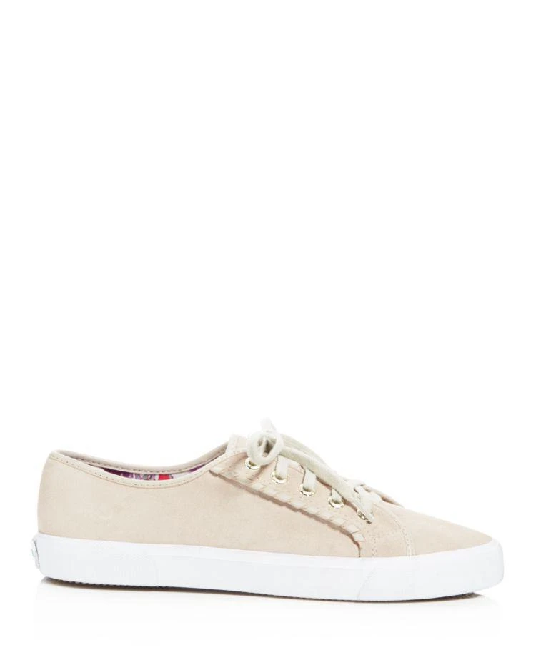 商品Jack Rogers|Women's Carter Suede Lace Up Sneakers,价格¥341,第2张图片详细描述