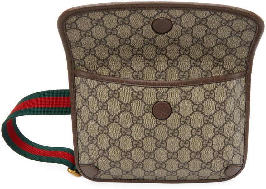 商品Gucci|驼色 Neo Vintage GG Supreme 腰包,价格¥9533,第7张图片详细描述