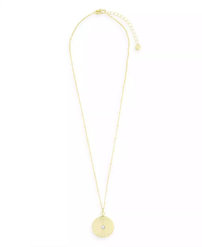 商品brook & york|Catalina 14K Gold Plated Coin Pendant Necklace,价格¥698,第1张图片