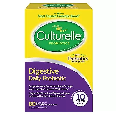 商品Culturelle|Culturelle Digestive Daily Probiotics Capsules, 80 ct.,价格¥200,第1张图片