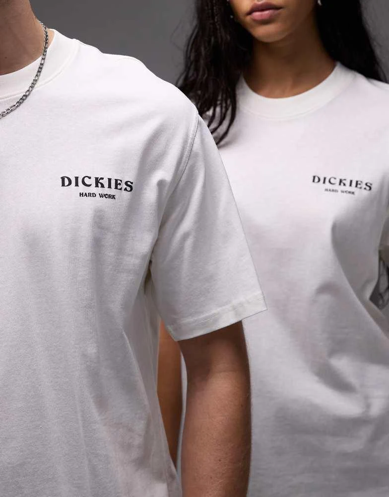 商品DICKIES|Dickies oatfield graphic back print t-shirt in off white,价格¥232,第2张图片详细描述