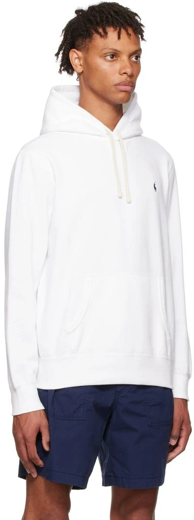 商品Ralph Lauren|White Cotton Hoodie,价格¥650,第2张图片详细描述