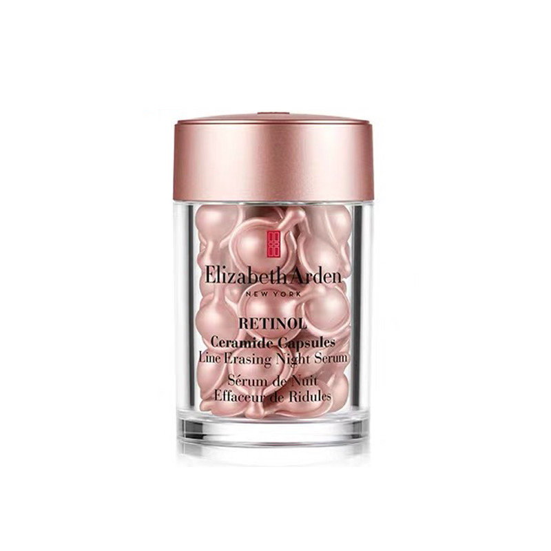 ElizabethArden 伊丽莎白雅顿 时空焕活夜间多效视黄醇胶囊精华 小粉胶 30粒左右商品第1张图片规格展示