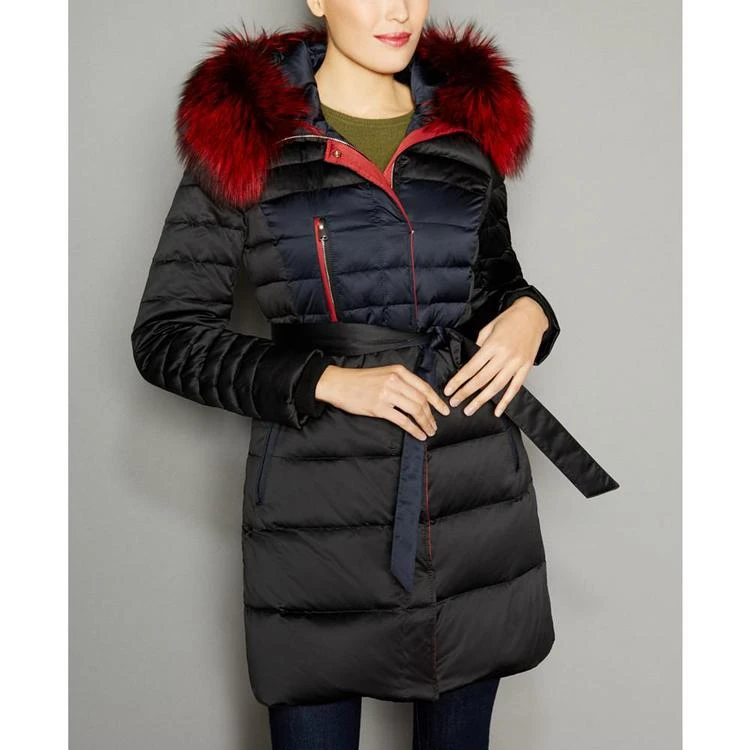 商品The Fur Vault|Fox-Fur-Trim Hooded Puffer Coat,价格¥6255,第1张图片