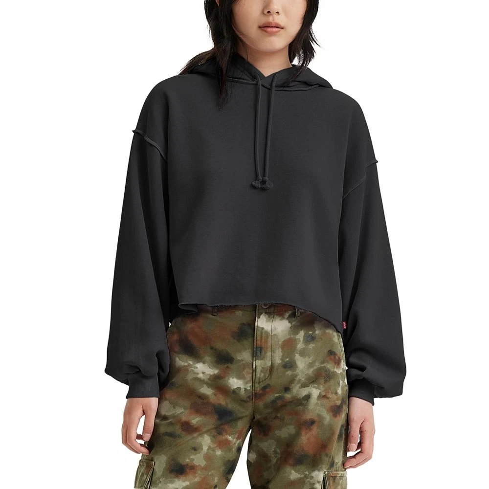 商品Levi's|Women's Palo Alto Blouson-Sleeve Cropped Hoodie,价格¥262,第1张图片