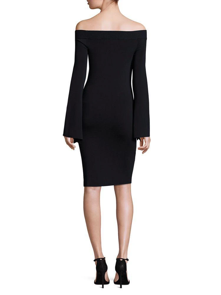 商品SOLACE LONDON|Lea Knit Off-the-Shoulder Dress,价格¥1266,第2张图片详细描述