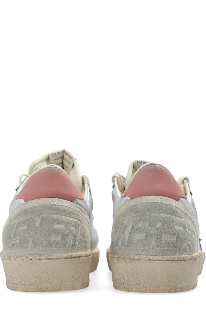 商品Golden Goose|Golden Goose Deluxe Brand Ballstar Metallic Lace-Up Sneakers,价格¥2600,第5张图片详细描述