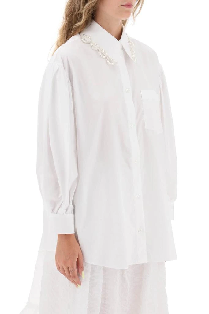 商品Simone Rocha|puff sleeve shirt with embellishment,价格¥1600,第2张图片详细描述