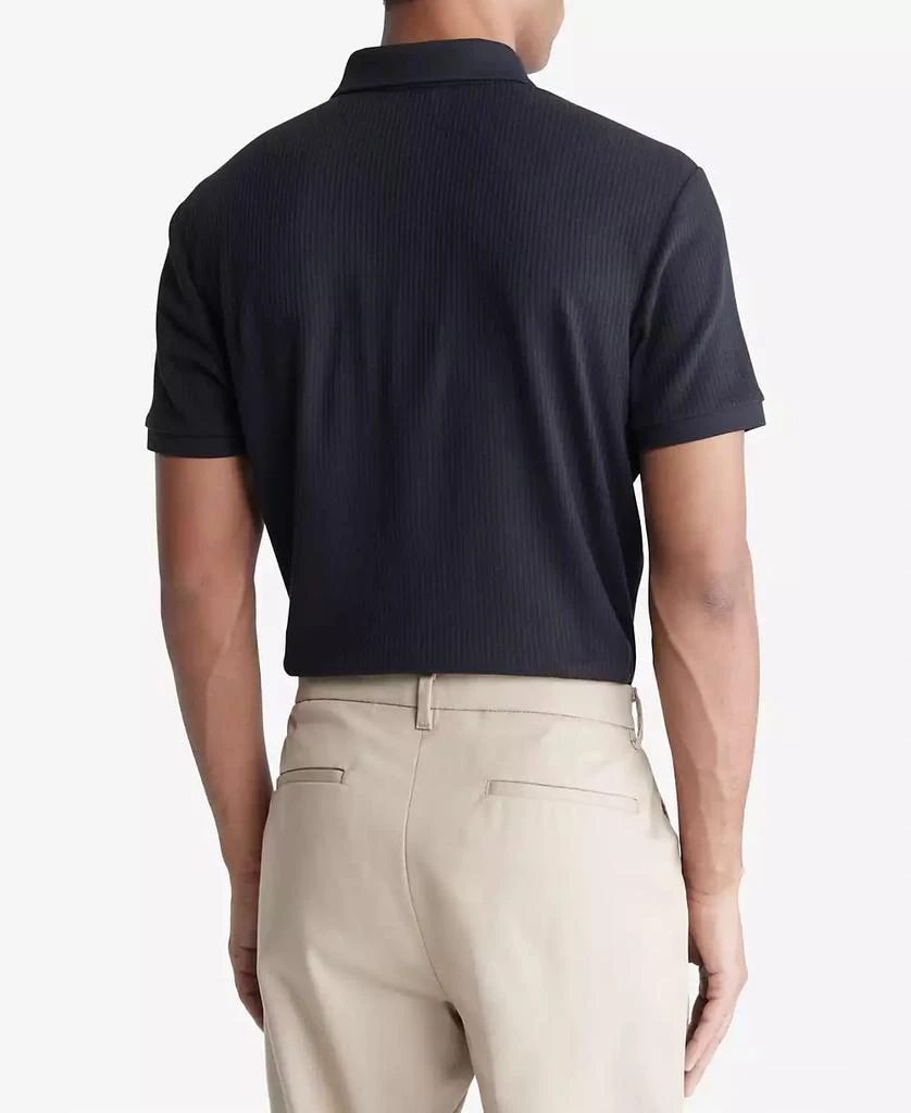 商品Calvin Klein|Men's Regular-Fit Drop-Needle Polo,价格¥297,第2张图片详细描述