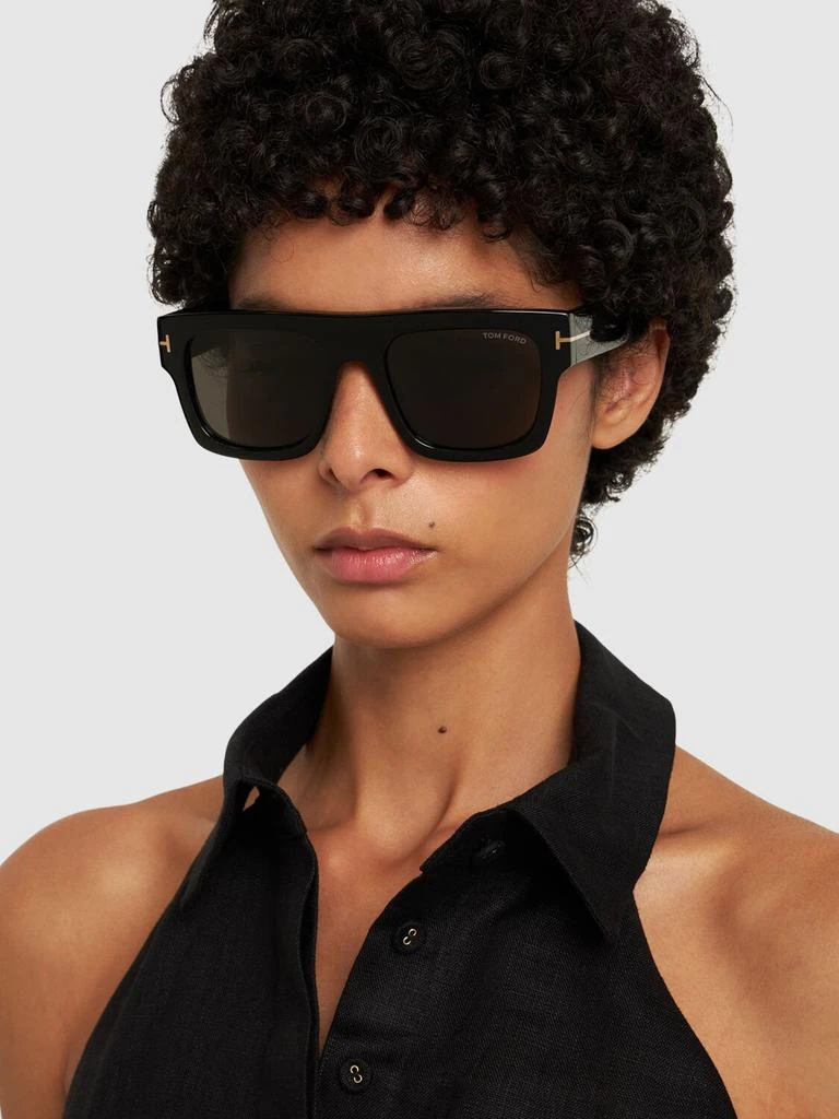商品Tom Ford|Fausto Squared Acetate Sunglasses,价格¥3645,第1张图片详细描述