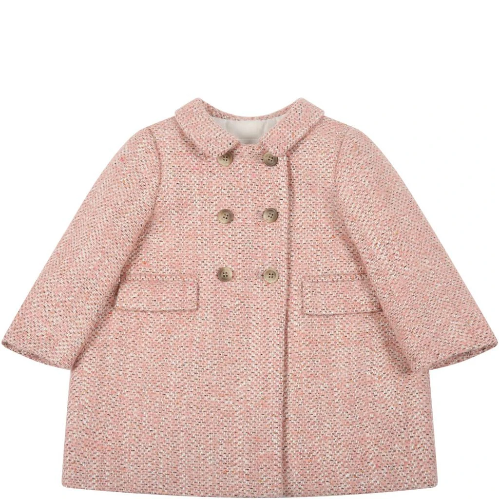 商品Bonpoint|Bonpoint Pink Coat For Baby Girl,价格¥2248,第1张图片