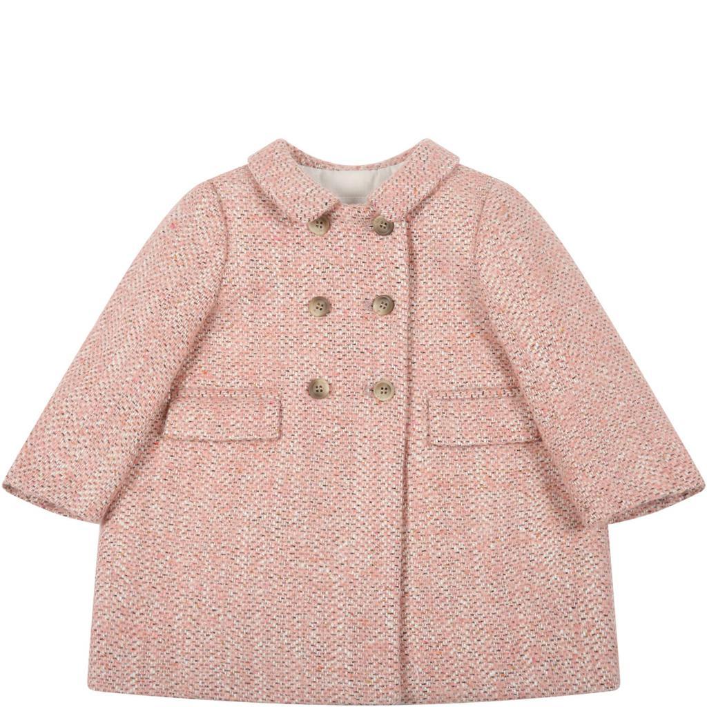 商品Bonpoint|Bonpoint Pink Coat For Baby Girl,价格¥2085,第1张图片