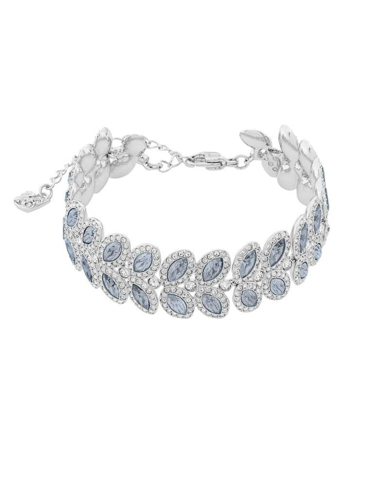 商品Swarovski|Baron Silvertone & Pale Blue Crystal Bracelet,价格¥1738,第1张图片