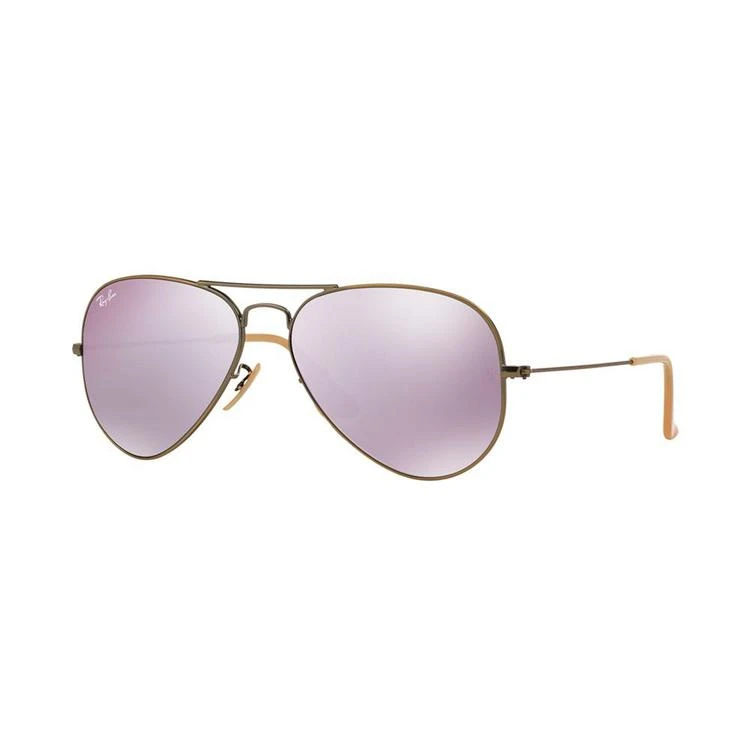 商品Ray-Ban|ORIGINAL AVIATOR MIRRORED Sunglasses, RB3025 55,价格¥1333,第1张图片