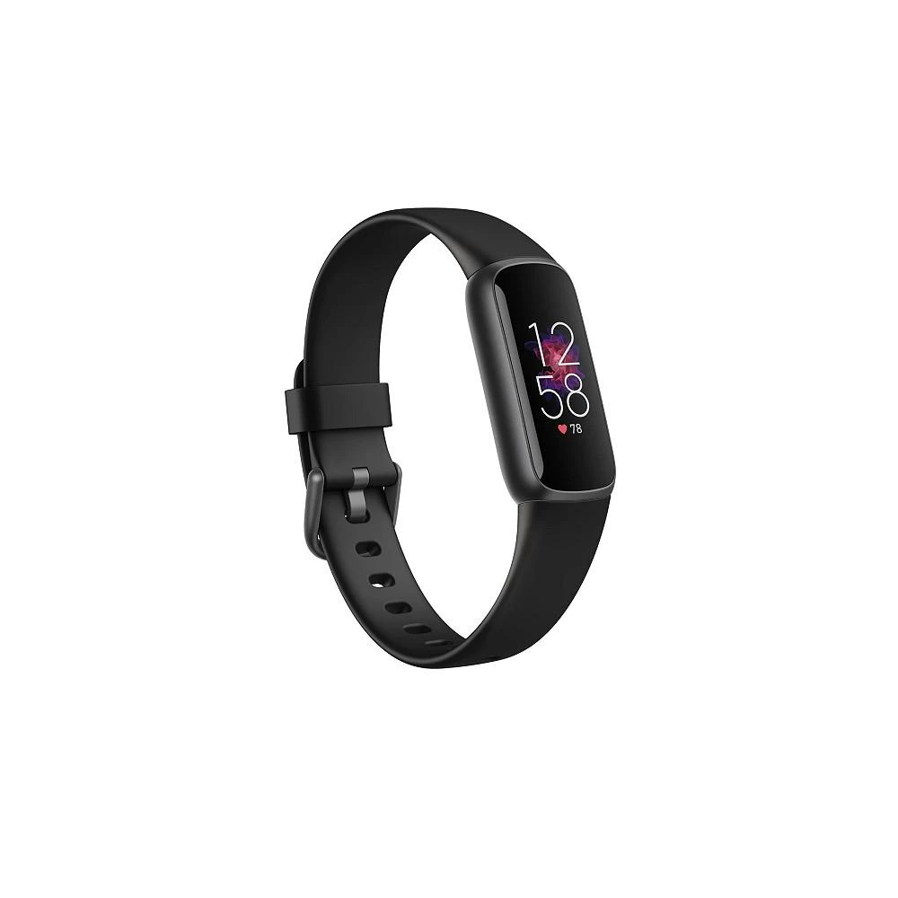 商品Fitbit|Luxe Fitness Tracker in Core Black with Graphite Black Wrist Band,价格¥746,第1张图片