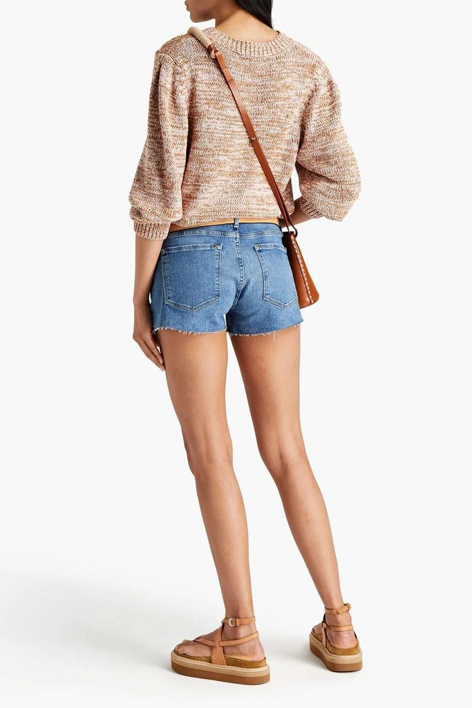 商品FRAME|Le Cut Off frayed denim shorts,价格¥817,第1张图片