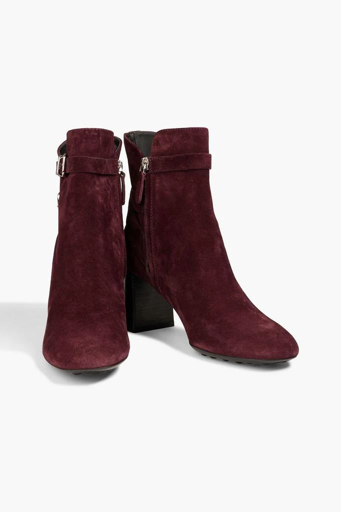 商品Tod's|Buckled suede ankle boots,价格¥3285,第2张图片详细描述