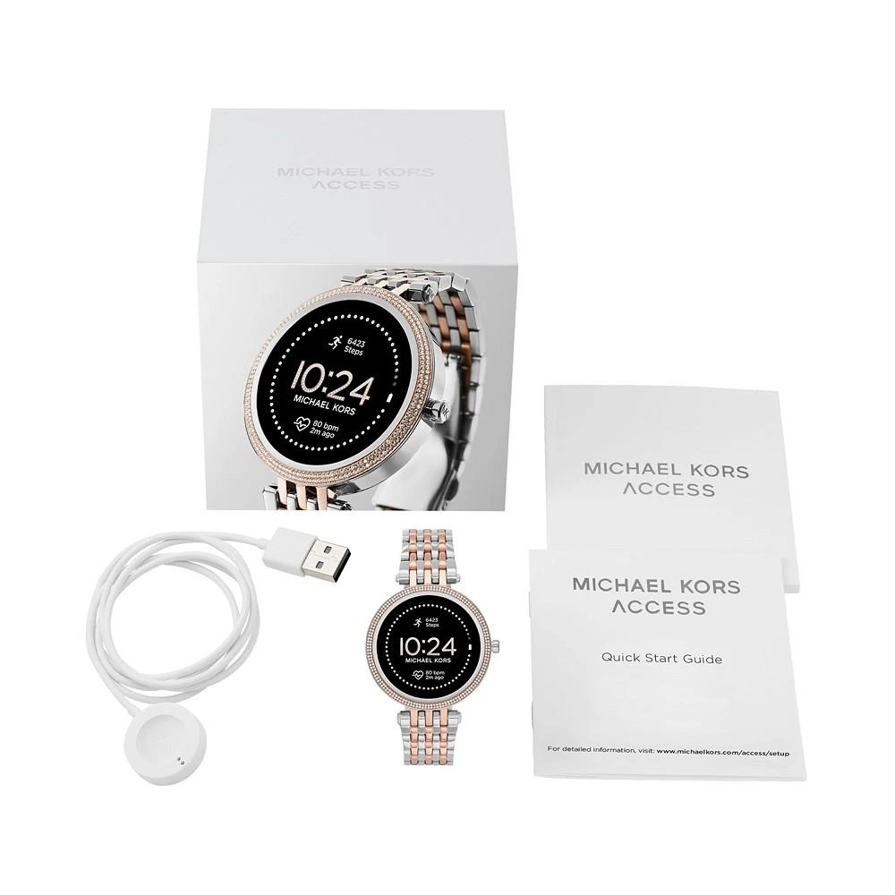 商品Michael Kors|Access Gen 5e Darci Two-Tone Stainless Steel Smartwatch 43mm,价格¥1591,第4张图片详细描述