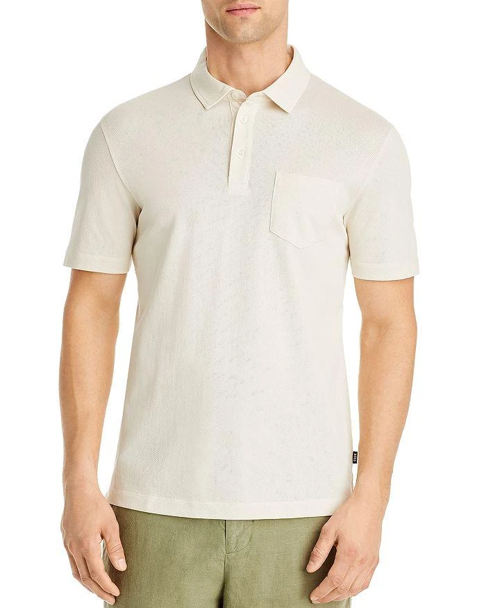 商品Hugo Boss|Paino 12 Cotton Mesh Regular Fit Polo Shirt,价格¥321,第1张图片