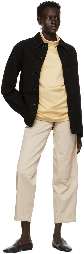 商品Lemaire|Black Denim Overshirt Jacket,价格¥3559,第6张图片详细描述