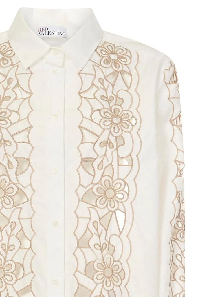 商品RED Valentino|REDValentino Cut-Out Long-Sleeved Shirt,价格¥2301,第4张图片详细描述