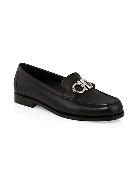 商品Salvatore Ferragamo|Rolo Leather Loafers,价格¥5175,第2张图片详细描述