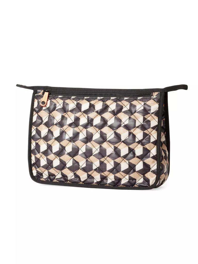 商品MZ Wallace|Metro Geometric-Print Quilted Clutch,价格¥638,第4张图片详细描述