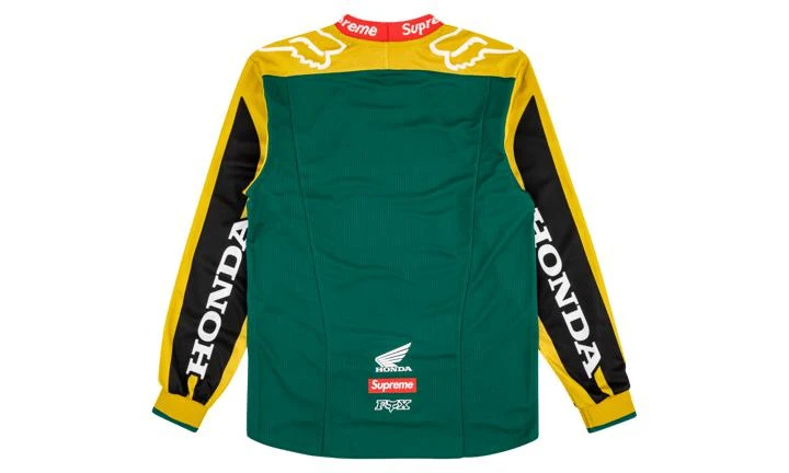商品Supreme|Supreme Honda Fox Racing Moto Jersey T,价格¥1719,第4张图片详细描述