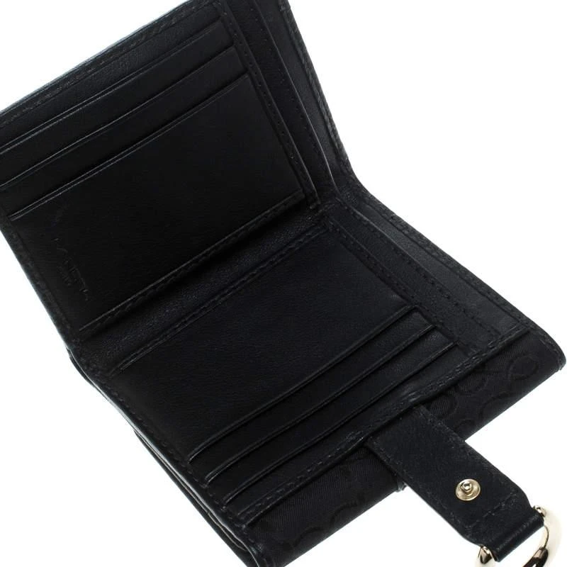 商品[二手商品] LANCEL|Lancel Black Canvas French Wallet,价格¥1126,第2张图片详细描述