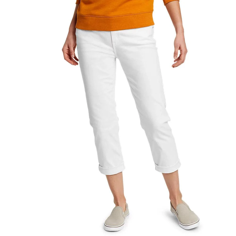 商品Eddie Bauer|Women's Boyfriend Denim Crop Jeans,价格¥356,第4张图片详细描述
