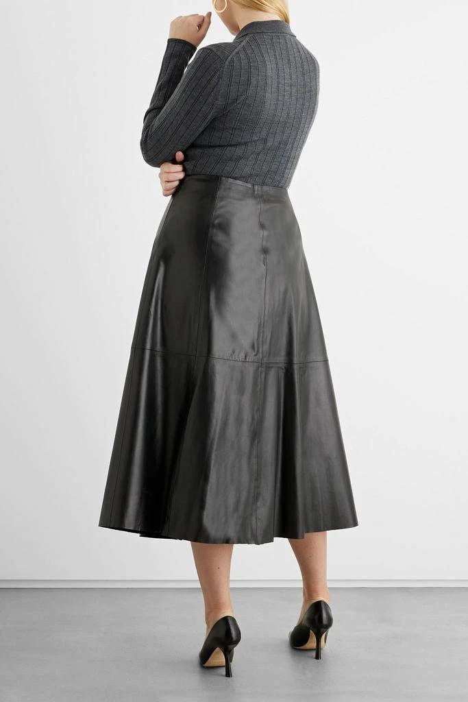 Sadie ribbed merino wool polo sweater 商品