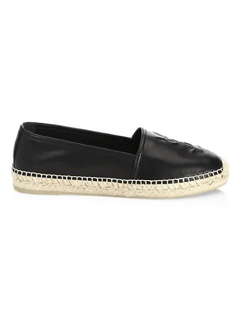 商品Yves Saint Laurent|Logo Leather Espadrilles,价格¥4141,第1张图片