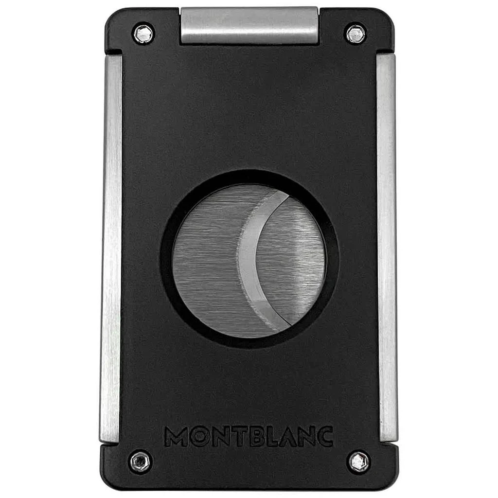 商品MontBlanc|Montblanc Double-blade Guillotine Cigar Cutter With Leather Pouch,价格¥1879,第1张图片