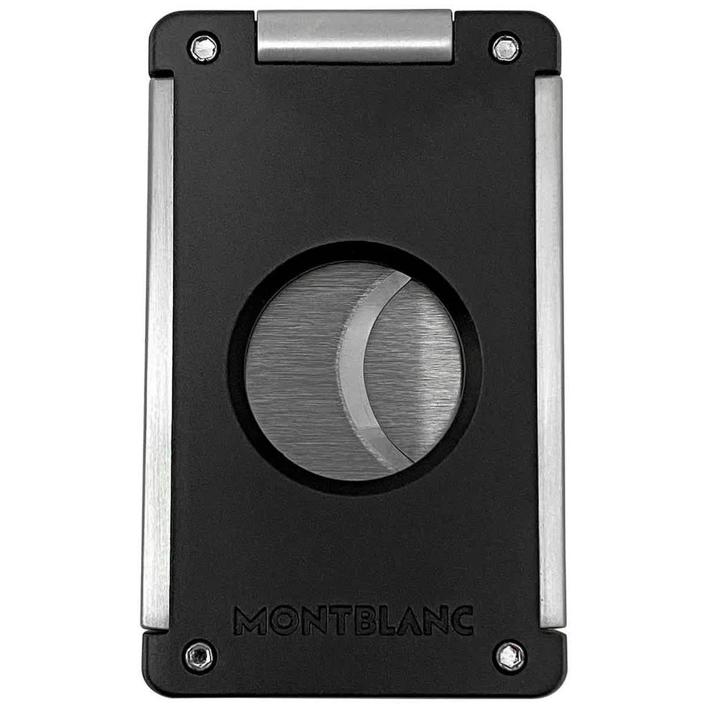 商品MontBlanc|Double-blade Guillotine Cigar Cutter With Leather Pouch,价格¥1829,第1张图片