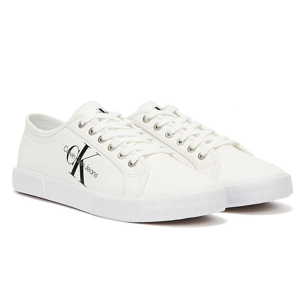 商品Calvin Klein|Calvin Klein Jeans Essential Vulcanized 1 Mens White Trainers,价格¥426,第1张图片