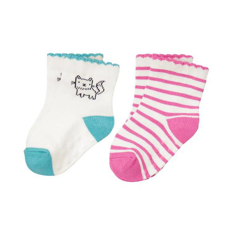 商品Gymboree|Kitty & Stripe Socks,价格¥42,第1张图片