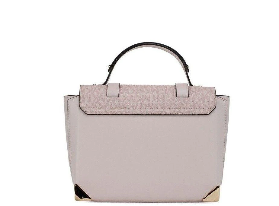 商品Michael Kors|Michael Kors Manhattan Medium Powder Blush PVC Top Handle Purse Satchel Handbag,价格¥2110,第2张图片详细描述